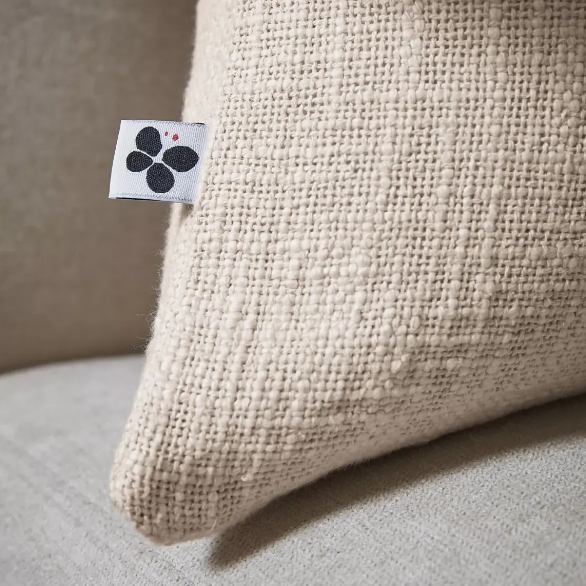 Cuscino quadrato cotone (60 x 60 cm) Sixtine Beige