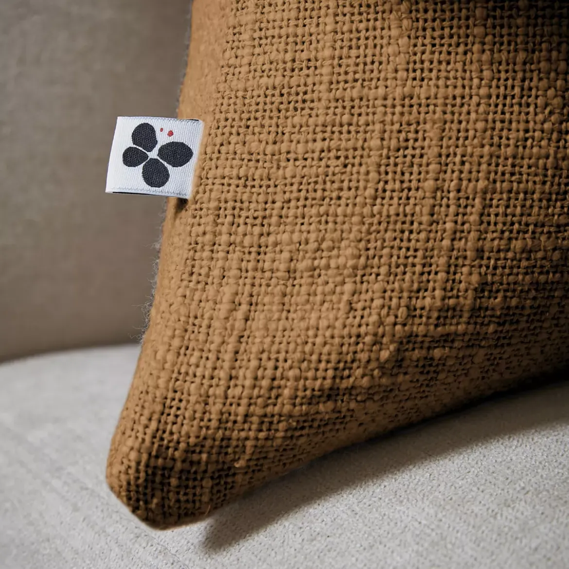 Cuscino quadrato cotone (60 x 60 cm) Sixtine Camel