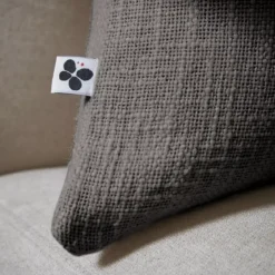 Cuscino quadrato cotone (45 x 45 cm) Sixtine Grigio ardesia
