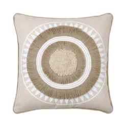 Cuscino quadrato in cotone (40 x 40 cm) Mekong Beige