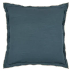 Cuscino quadrato in cotone (45 x 45 cm) Helios Blu
