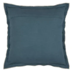 Cuscino quadrato in cotone (45 x 45 cm) Helios Blu