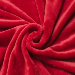 Cuscino quadrato in flanella (45 x 45 cm) Didou Rosso