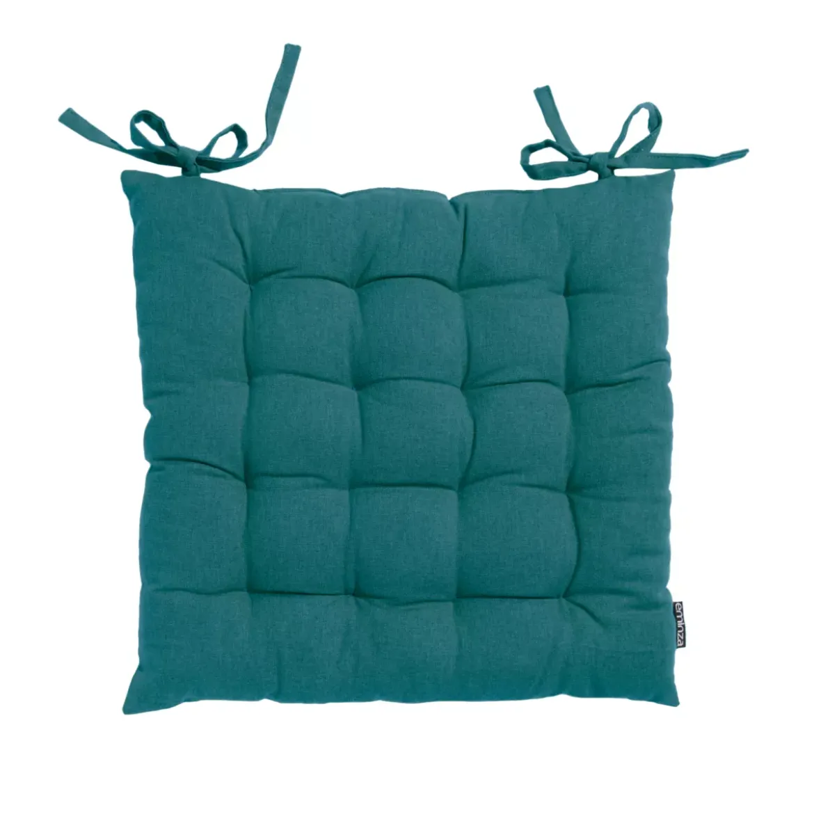 Cuscino quadrato per sedia in cotone (40 x 40 cm) Pixel Blu anatra