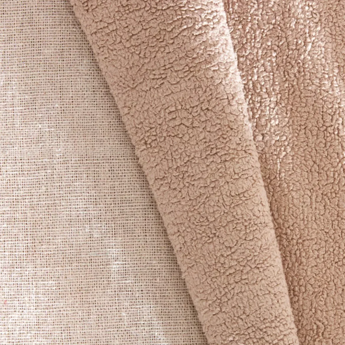 Cuscino rettangolare bouclé (30 x 50 cm) Ava Beige