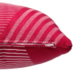 Cuscino rettangolare (50 cm) Jacquard Rosso melograno