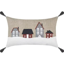 Cuscino rettangolare cotone (50 cm) Cornouailles Beige