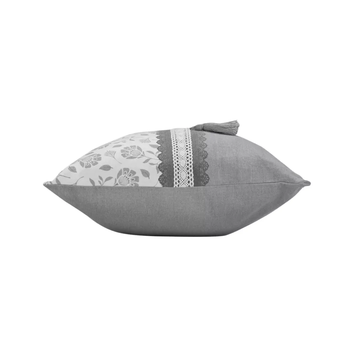 Cuscino rettangolare cotone (40 x 60 cm) Flavie Grigio