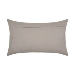 Cuscino rettangolare in cotone (30 x 50 cm) Hemera Tortora