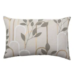 Cuscino rettangolare in cotone (40 x 60 cm) Roseris Grigio