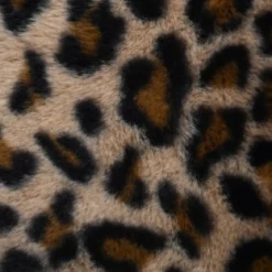 Cuscino rettangolare in finta pelliccia leopardata (50 x 80 cm) Fauves Camel