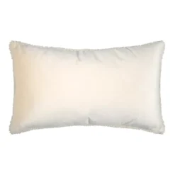 Cuscino rettangolare in finta pelliccia (30 x 50 cm) Wildforest Ecru