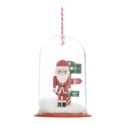 Decorazione da appendere di Natale (H9 cm) Campana di Babbo Natale
