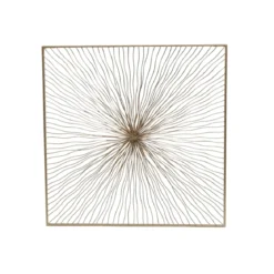 Decorazione murale in metallo (71 cm) Helionis Oro