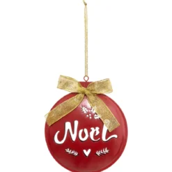 Decorazione natalizia da appendere (12 cm) Natale Rosso