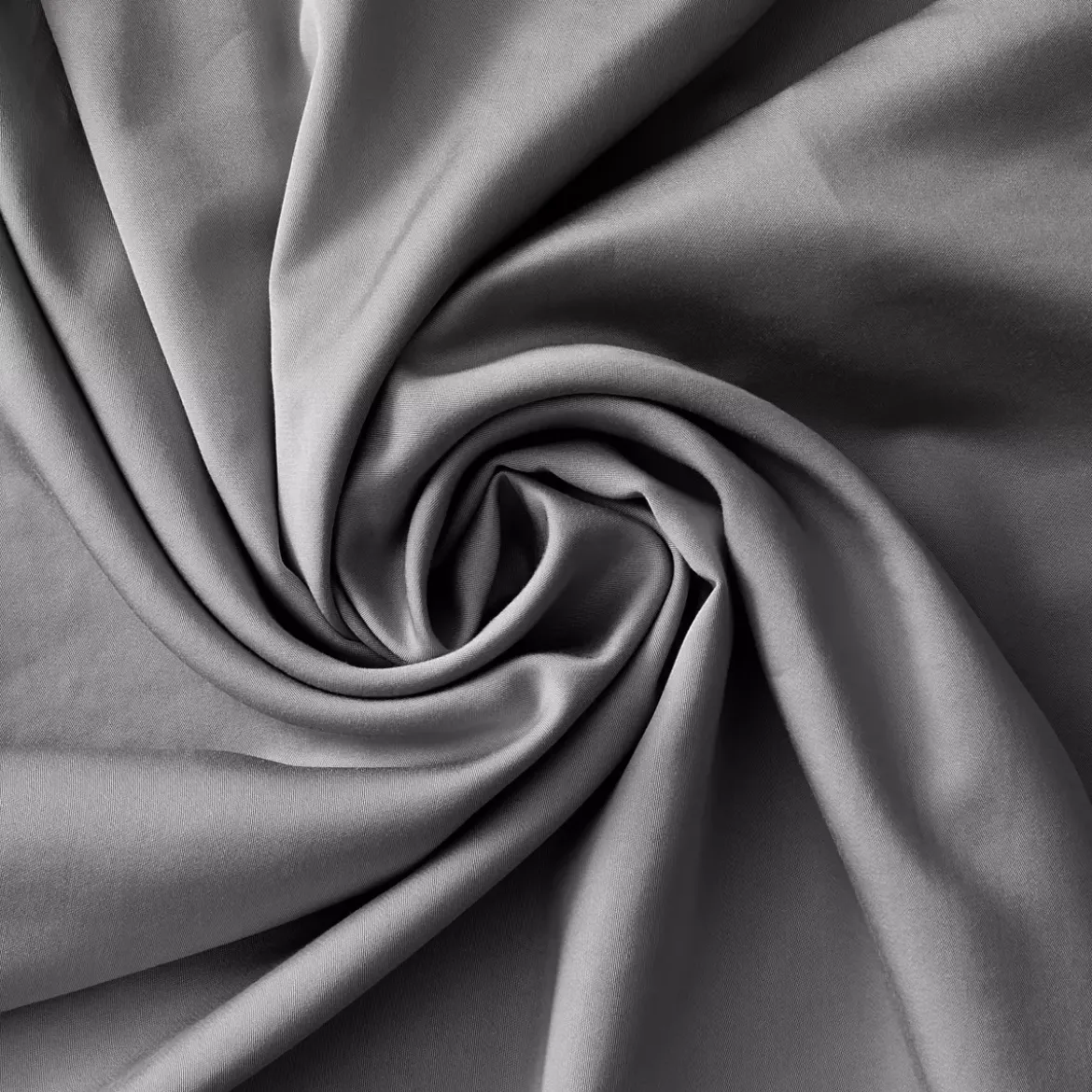 Federa cuscino a rullo raso di bambù (L185 cm) Sienna Grigio granito