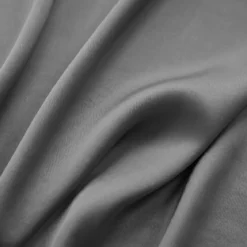 Federa cuscino letto quadrata lyocell Tencel™ lavato (80 x 80 cm) Olivia Grigio granito