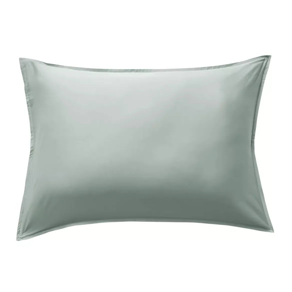 Federa cuscino letto rettangolare in raso di bambù (50 x 70 cm) Sienna Verde eucalipto