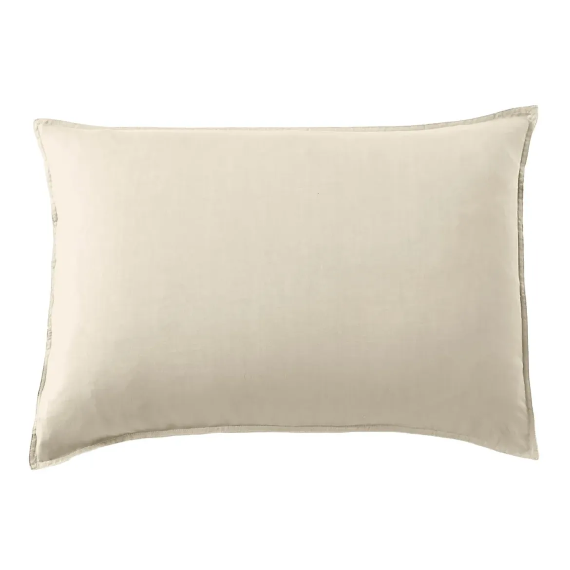 Federa cuscino letto rettangolare lyocell Tencel™ lavato (50 x 80 cm) Olivia Beige pampa