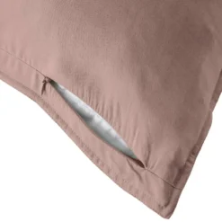 Federa cuscino letto rettangolare lyocell Tencel™ lavato (50 x 70 cm) Olivia Rosa blush