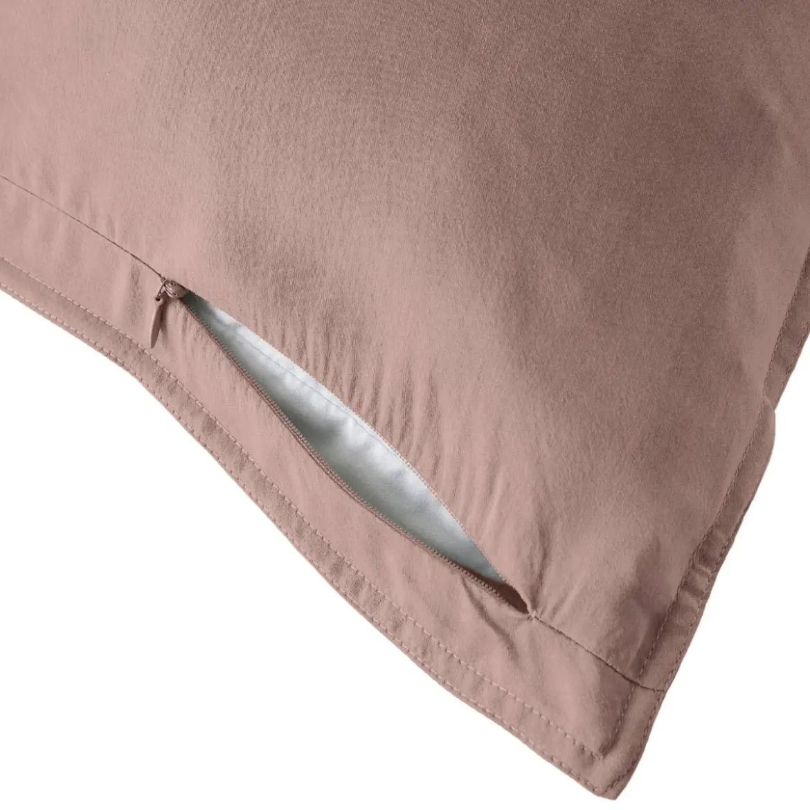 Federa cuscino letto rettangolare lyocell Tencel™ lavato (50 x 70 cm) Olivia Rosa blush