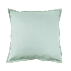 Federa cuscino quadrata percalle di cotone (65 x 65 cm) Cali Verde eucalipto
