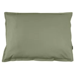 Federa cuscino rettangolare percalle di cotone (70 cm) Cali Verde rosmarino