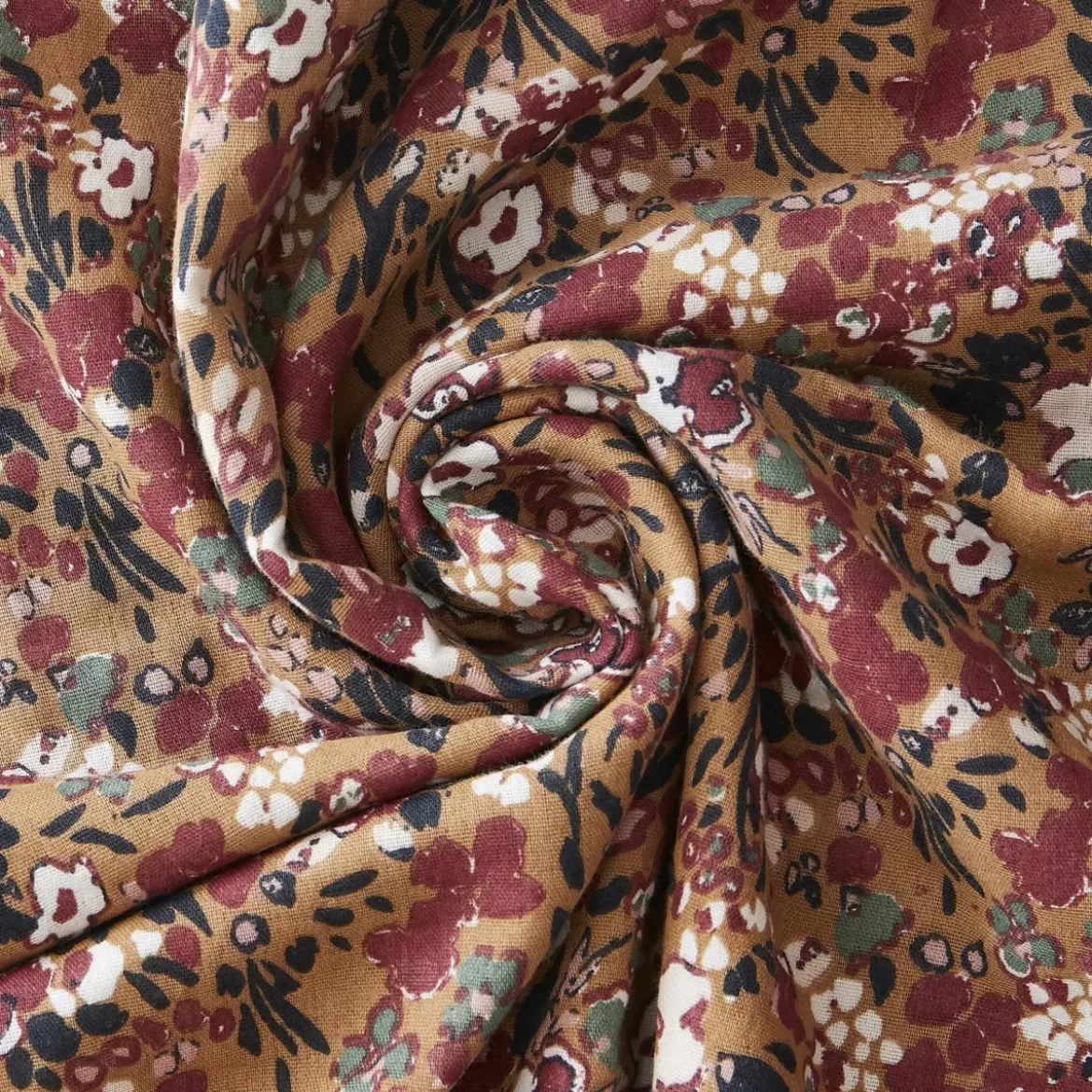 Federa cuscino rettangolare garza di cotone (50 x 70 cm) Constance Camel