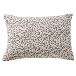 Federa per cuscino letto rettangolare in garza di cotone (50 x 70 cm) Rosa Marrone