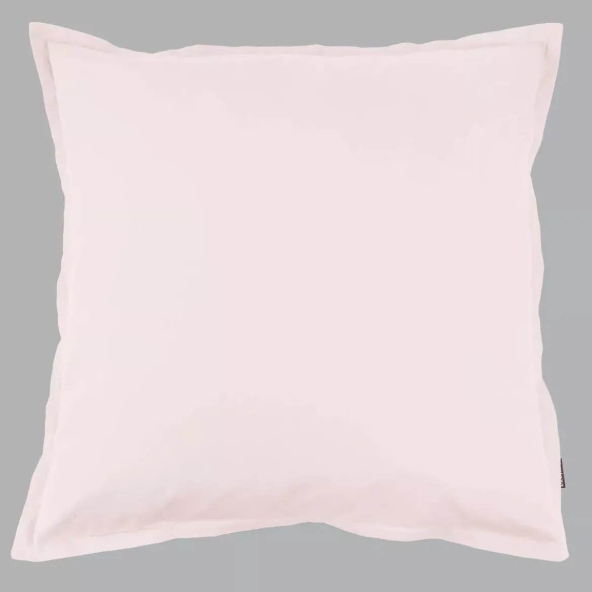 Federa per cuscino quadrata in percalle di cotone (80 x 80 cm) Cali Rosa cipria