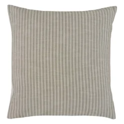 Federa per cuscino quadrata reversibile in cotone testurizzato e percalle (80 x 80 cm) Alice Verde
