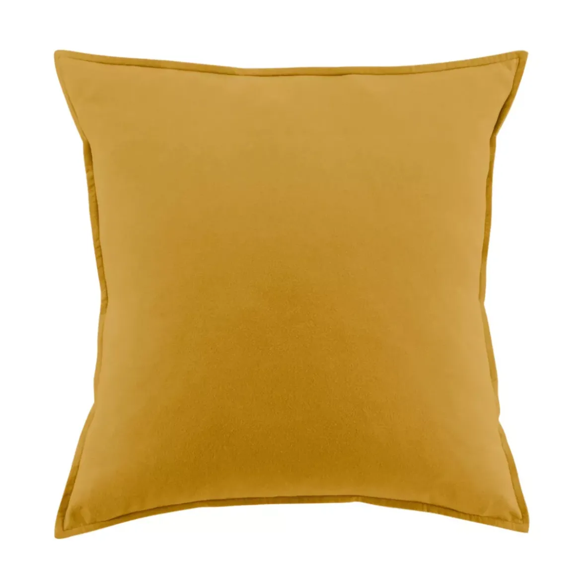 Federa per cuscino rettangolare flanella di cotone (50 x 80 cm) Nina Ocra