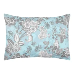 Federa per cuscino rettangolare in percalle (50 x 70 cm) Merula Blu