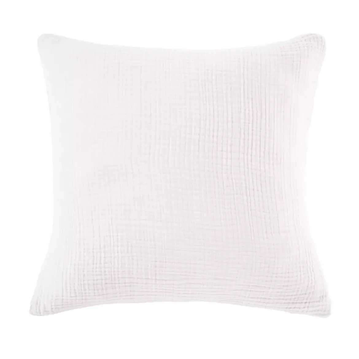 Federa quadrupla garza di cotone (60 x 60 cm) Victoria x Gaïa Bianco chantilly