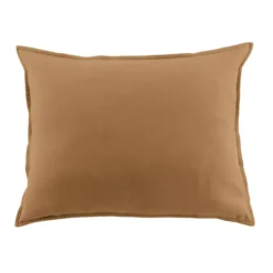 Federa rettangolare flanella di cotone (50 x 70 cm) Théa Camel