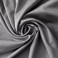 Federa rettangolare in raso di bambù (70 cm) Sienna Grigio granito