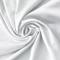 Federa rettangolare in raso di bambù (50 x 70 cm) Sienna Bianco