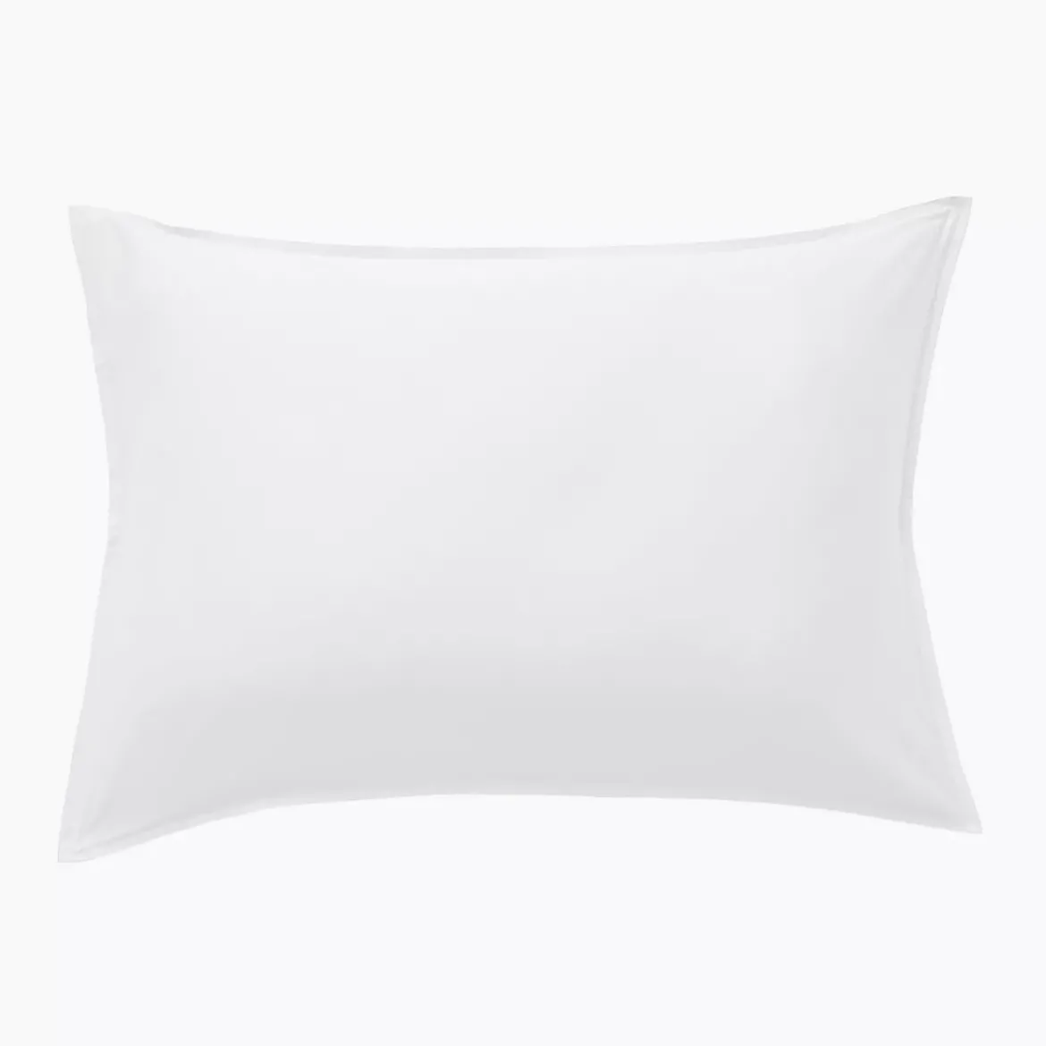 Federa rettangolare in raso di bambù (50 x 70 cm) Sienna Bianco