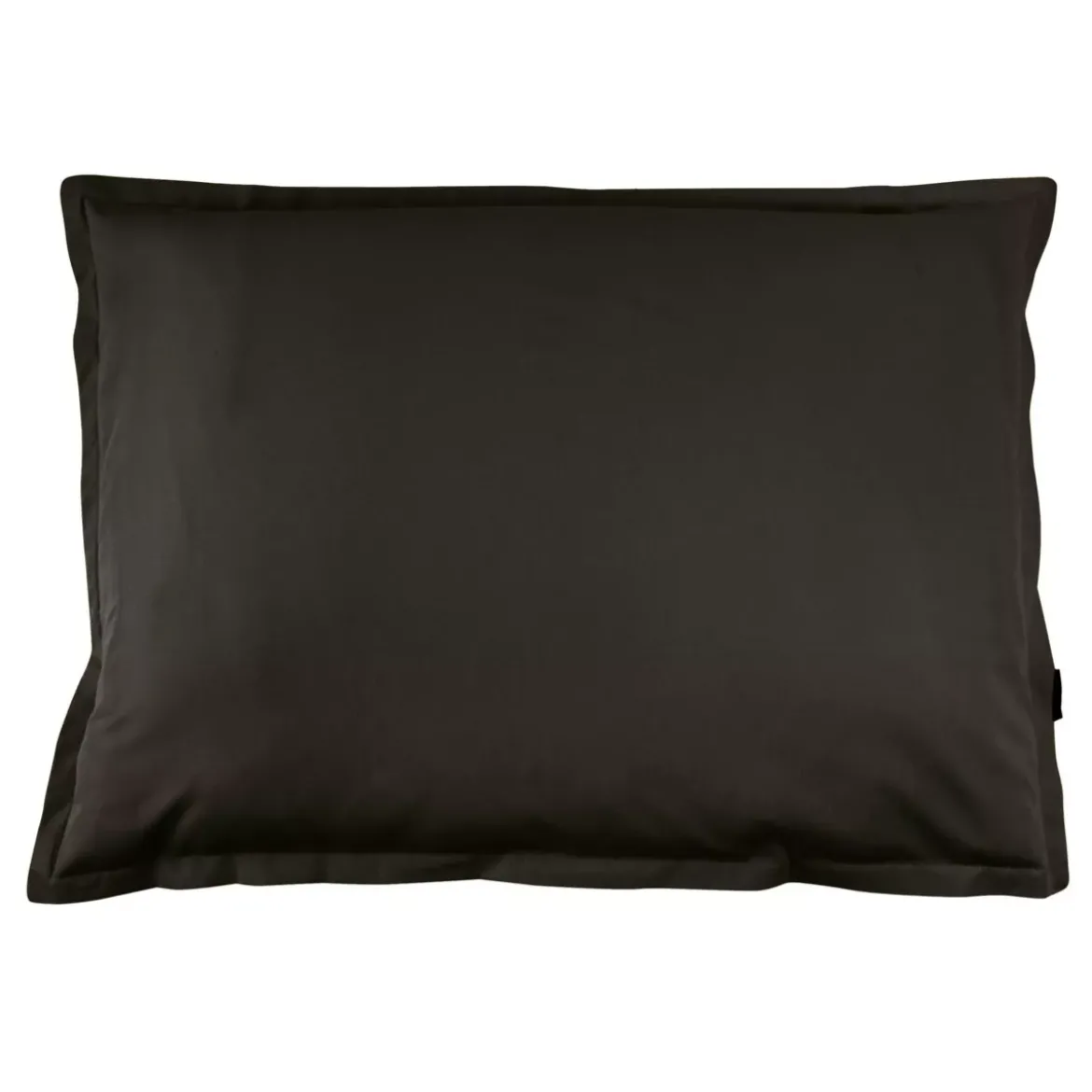 Federa rettangolare percalle di cotone (70 cm) Cali Nero
