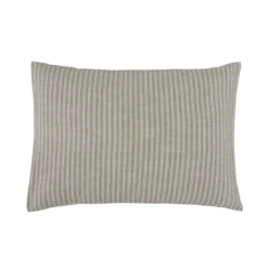 Federa rettangolare reversibile in cotone testurizzato e percalle (50 x 70 cm) Alice Verde