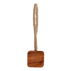 Fermatenda in legno Rhino Marrone