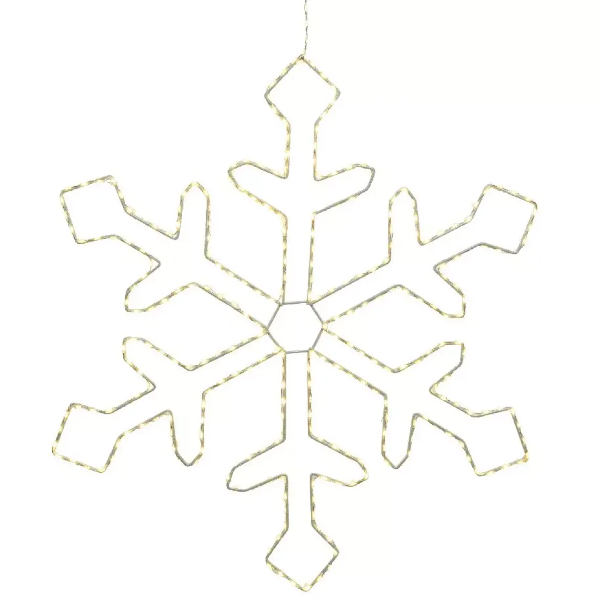 Fiocchi di neve luminosi Malo Bianco caldo 220 LED