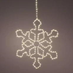 Fiocchi di neve luminosi Malo Bianco caldo 220 LED