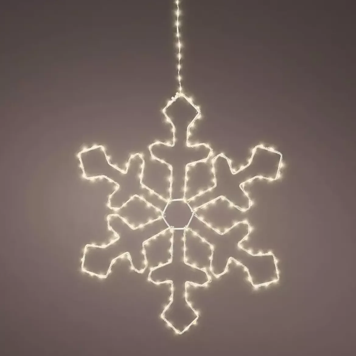 Fiocchi di neve luminosi Malo Bianco caldo 220 LED