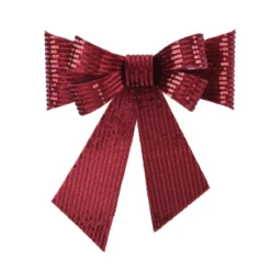 Fiocco di Natale (H25 cm) Vigilia festiva Rosso