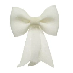 Fiocco di paillette Glasgow Bianco