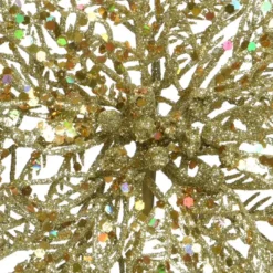 Fiore di Natale paillettes a clips Oro
