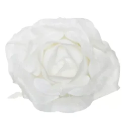 Fiore di Natale Rosine con gancio Bianco