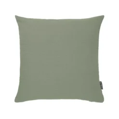 Fodera cuscino quadrato cotone (40 x 40 cm) Léa Verde rosmarino