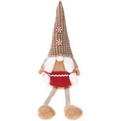 Folletto di Natale seduto (H57 cm) Miss Caramlio Beige
